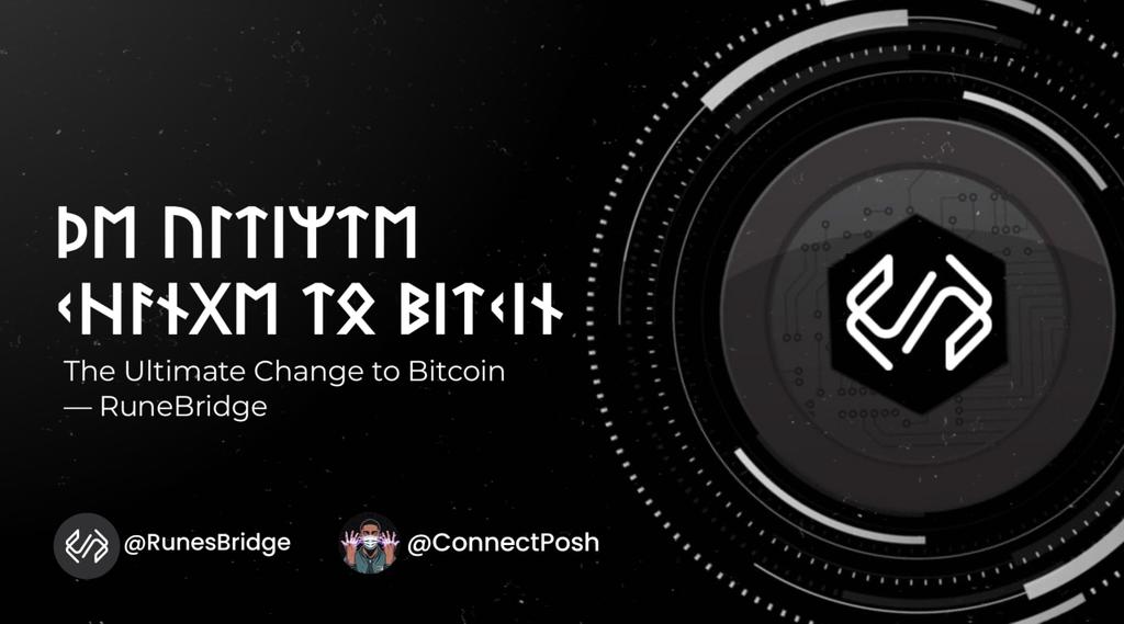 Poshthehussla's tweet photo. Everyone is carried away by #Bitcoin
Halving
Only 1% knows the ultimate change coming to Bitcoin ecosystem
@RunesBridge is your gateway to be among the 1%
🧵#RunesBridgeThreadComp https://t.co/Rycn9PDjTS