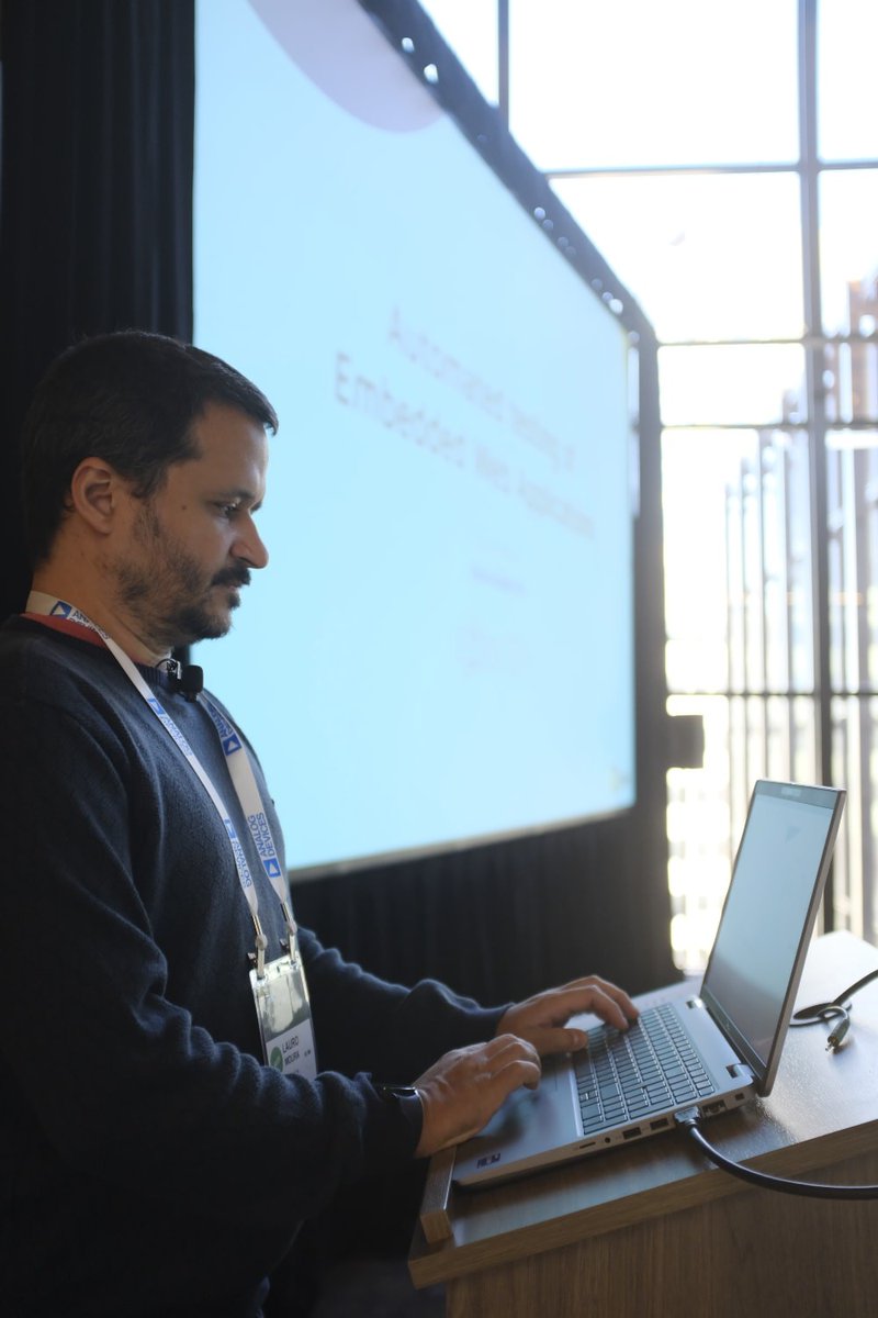 igalia's tweet image. Our resident Q&A and testing expert @lauromoura has explained what's coming on the #WebDriver front. The new BiDi specification from the @w3c will enable new ways of test automation for modern web applications with plenty of client-side computation and async behavior.