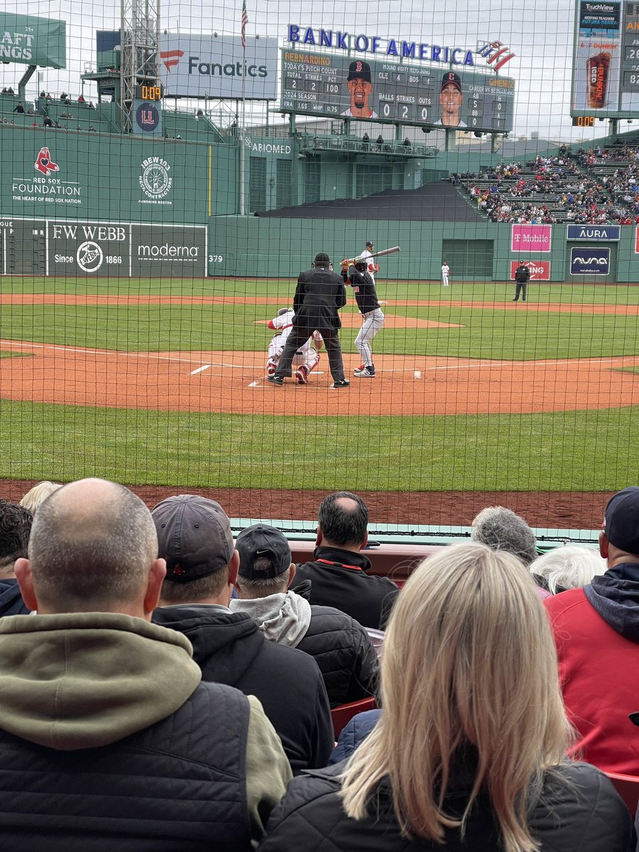 Skipped work today to take in a Ballgame. Wife is a big Sox fan!