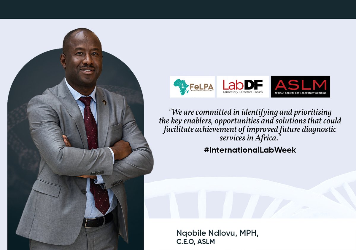 Improving diagnostic services in Africa is a priority for ASLM. #InternationalLabweek #TheFutureisLAB