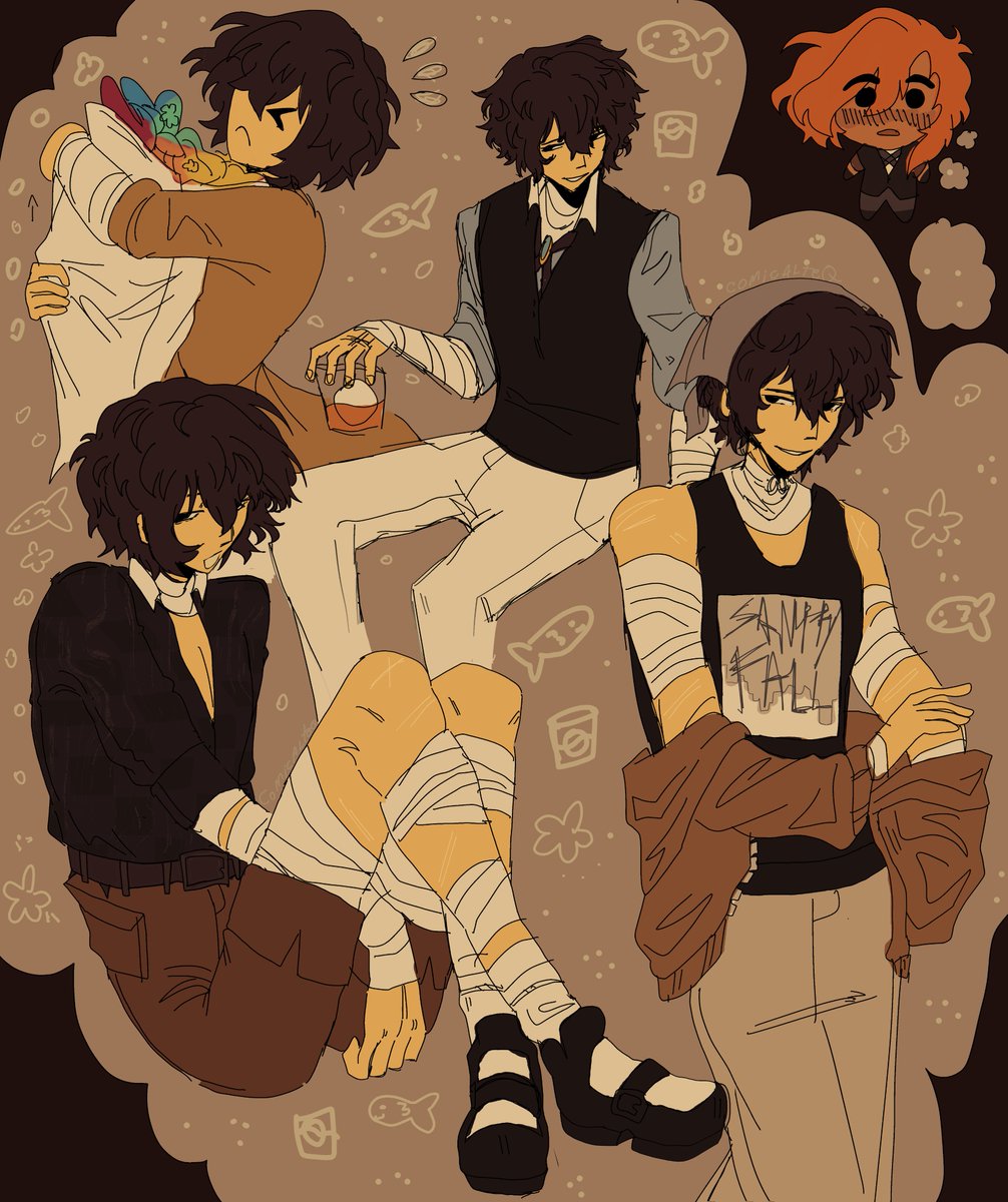 comicalteQ's tweet photo. dude whhos that los er.

#bsd #dazaiosamu + a wee bit of #soukoku https://t.co/K3uZSBxXh0
