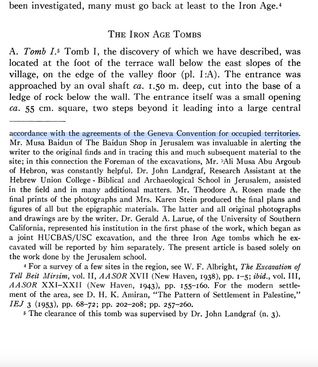 When you really care about international law (William G. Dever, 'Iron Age Epigraphic Material from the Area of Khirbet el-Kôm,' HUCA 40/41, 1969-1970)