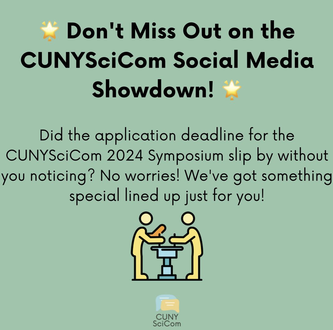 CUNYSciCom tweet picture
