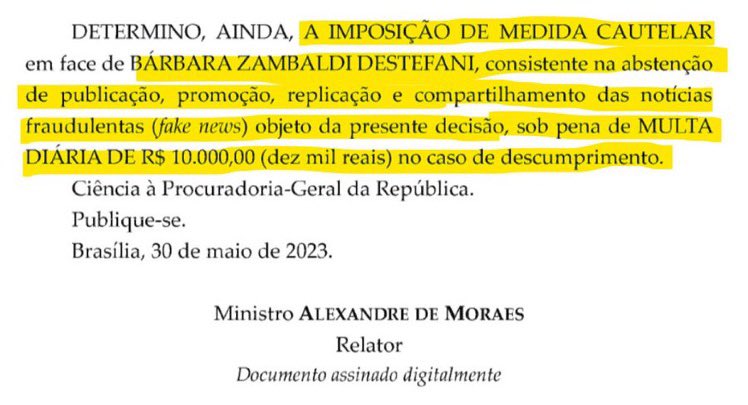 Pois, é. Mais uma cascateira detected. Bárbara Te Atualize tb foi alvo de medidas para coibir a milícia digital. Obrigado, Twitter files, sem você não seríamos atualizados sobre mais esse caso.