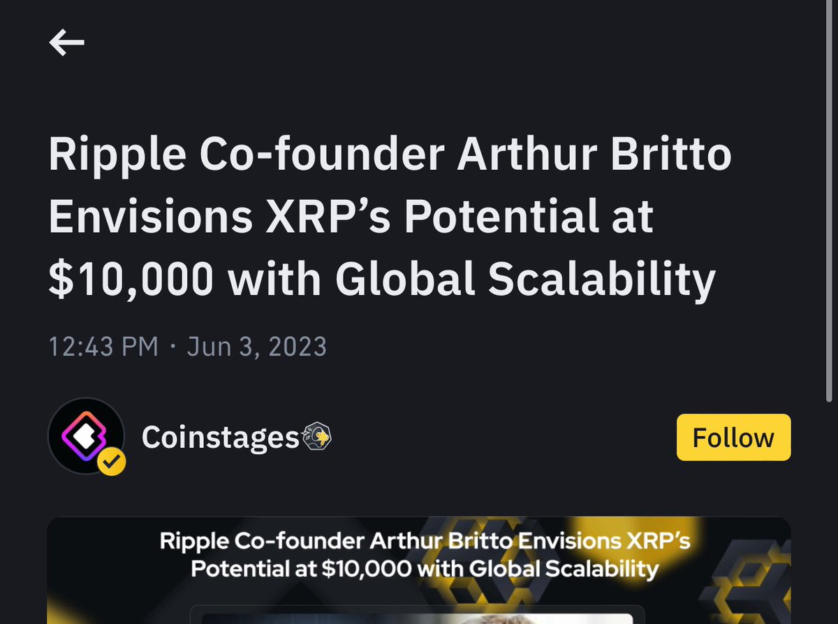 One of the Ripple Co-Founder Says “#XRP was Designed for $10,000 and Must be scaled to facilitate 7.5billion People” 

This is the First Time a Ripple Founder Speaks about a $10,000 XRP price as the #XRPL Begins SURGING in Volume!! 

CTF token on the #XRPL is the TOP #DeFi token