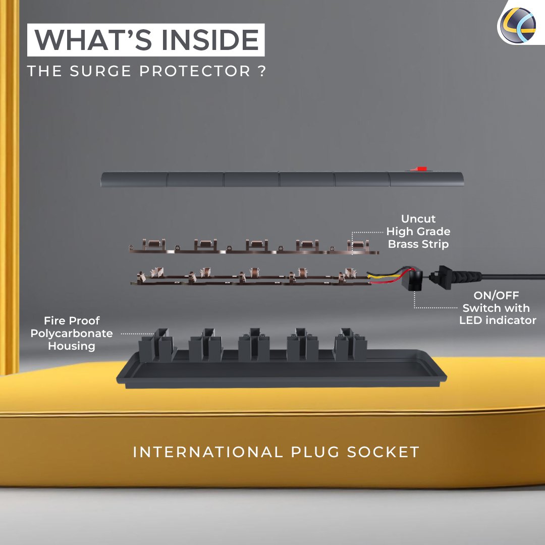Lapcare_World's tweet image. "Power up with Lapcare's Surgee 5 Surge Protector (3M)! ⚡️ Safeguard your devices with surge protection and 3 meters of extended reach.💪"

#surgeextension #ExtensionBoard #onoffswitch #indicator #powerfulsocket #OverloadProtection #secure #copperwire #lapcare #lapcareworld