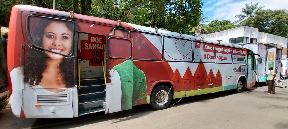 Domingo especial!
Em celebração ao Dia do Exército (19/04), a Hemoba estará presente com o Hemóvel na Ação Cívico-social da 6ª Região Militar, no Parque da Cidade, Salvador, das 10h às 17h (com pausa para almoço). Saiba mais: acesse.one/Xoe6G