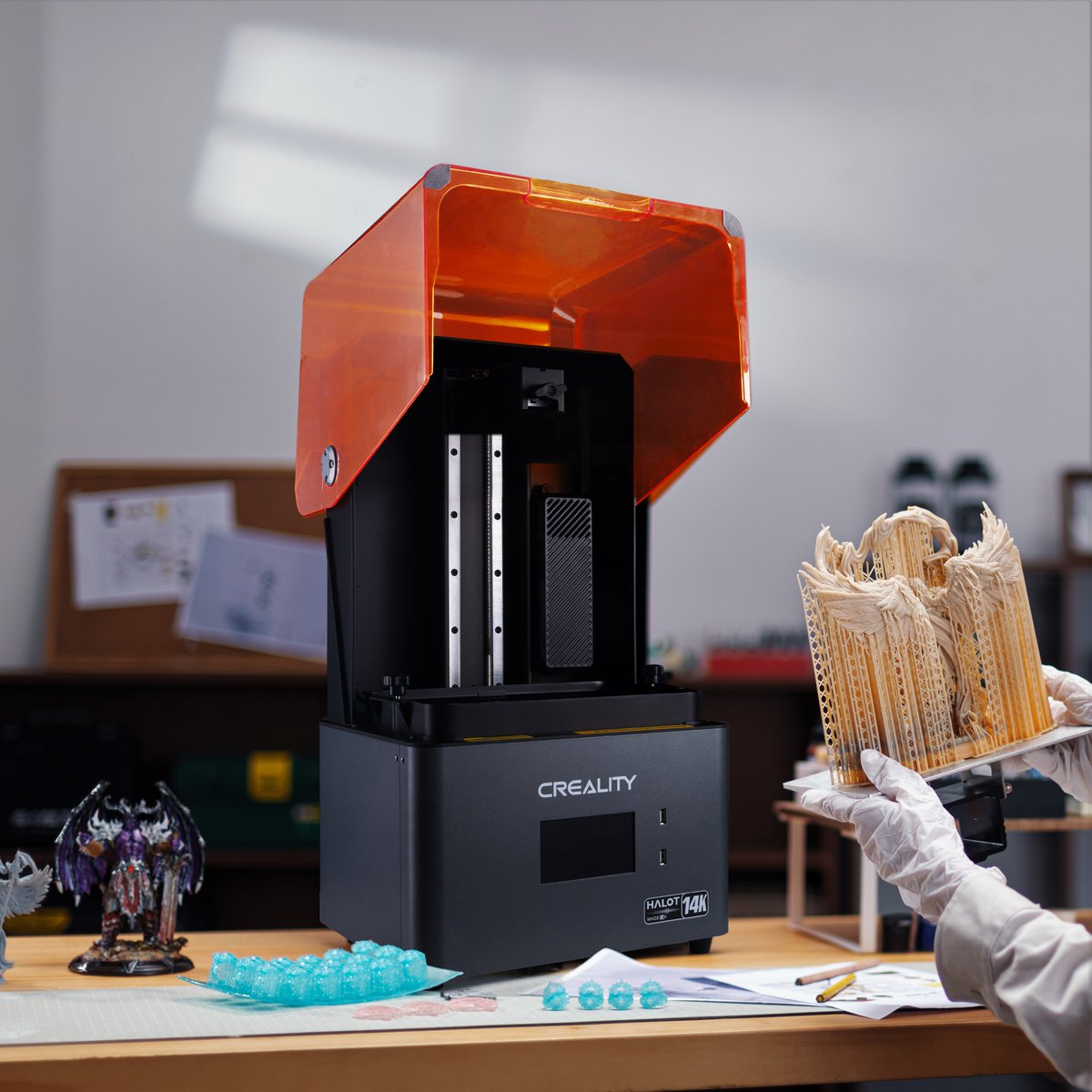 Creality3dP's tweet photo. To finish a 15cm tall resin printing model in just ONE hour on Halot Mage S with Dynax+ Mode.
Could you believe 3-4x faster than ever? ๐ฒ
Explore at https://t.co/1defAcSxAn
#creality #halotmageS #3dprinting #3dprinter #3dprints #resinprinting #dynaxplus #14Kprinting https://t.co/SuEQVvmd5A