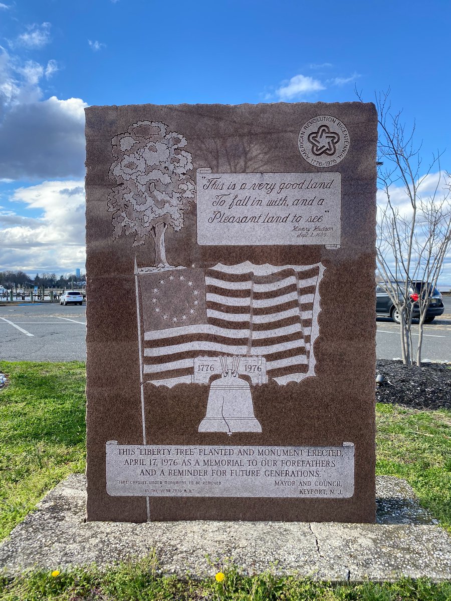 #ThrowbackThursday April 1976. Time capsule buried + Bicentennial monument unveiled @ Fireman's Park, Keyport.  Photos: #MonmouthCountyArchives Division of @MonmouthCoClerk office. 
#freedomsbattleground #monmouthcounty #keyportnj
@MonmouthSheriff @MonmouthGovNJ @MonmouthTourism
