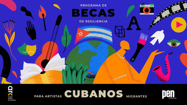 📣Atención artistas cubanos migrantes! @AtRiskArtists y @pen_int lanzan la segunda edición del Programa de Becas de Resiliencia para Artistas Cubanos Migrantes. Los becados recibirán una beca de resiliencia, recursos virtuales y mucho más! Para más info: bit.ly/ARCprograma