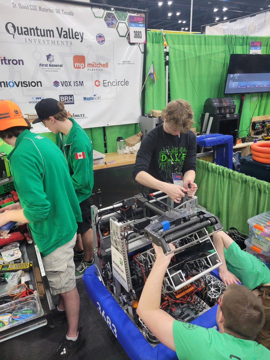 David Jaeger (@davidrjaeger) on Twitter photo JAEGER is in good hands with <a href="/StDavidCeltics/">St David Catholic Secondary School</a> <a href="/team3683/">Team DAVE - FRC 3683</a> as the <a href="/FIRSTweets/">FIRST</a> <a href="/FRCTeams/">FIRST Robotics Competition</a> World Championships begin! #WCDSBAwesome
Compete hard and fair! JAEGER is in good hands with <a href="/StDavidCeltics/">St David Catholic Secondary School</a> <a href="/team3683/">Team DAVE - FRC 3683</a> as the <a href="/FIRSTweets/">FIRST</a> <a href="/FRCTeams/">FIRST Robotics Competition</a> World Championships begin! #WCDSBAwesome
Compete hard and fair!