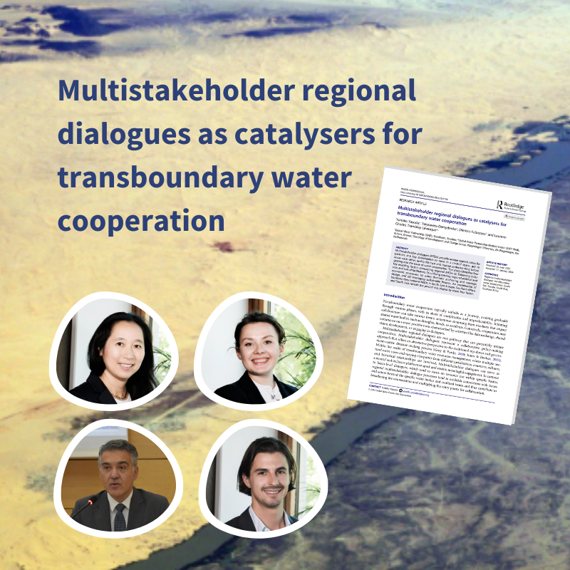What's the 4🗝️ enabling factors stimulating multistakeholder regional dialogues on #transboundary #WaterCooperation? Explore publication by GWP’s @YasudaYumiko, Lisa Demydenko, @D_Faloutsos & LC Tremblay-Lévesque in #WaterInternational of @iwra_water ➡️ bit.ly/3vUdPZM