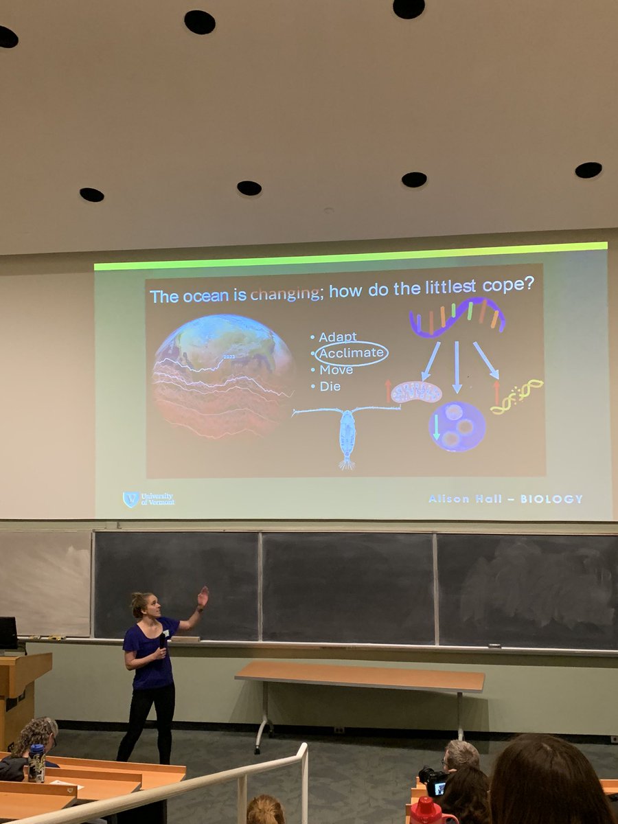 Huge congratulations are in order for QuEST/BilDS trainee Alison Hall who won 1st place in UVM’s first 3 Minute Thesis Competition yesterday! Participants had only 3 minutes to communicate their research to a wide audience. Congratulations Alison!! 🎉 @BiologyUVM @UVMGradCollege