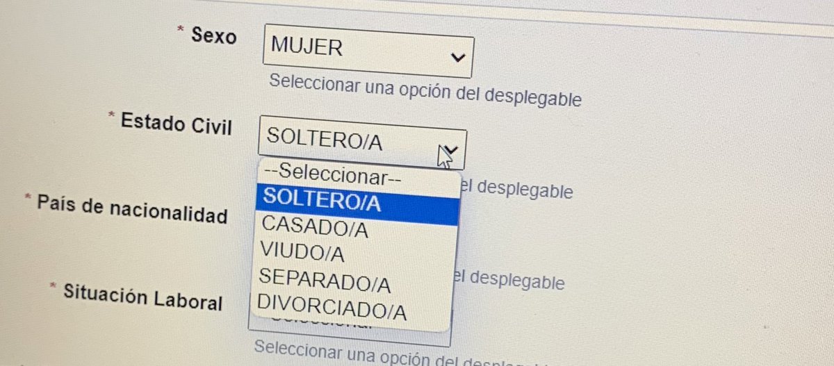 tener que marcar que estoy soltera por que mi novio aun no me ha pedido matrimonio 😞💔