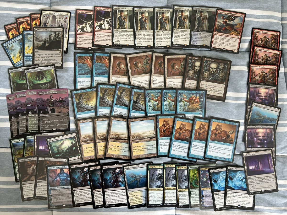 Welcome to another Mengu’s latest order! Premodern UW Replenish is almost completed + a bunch of utilities for every format! And also 4 Geier Reach for @fireshoes ! 🔥 #mengucollection