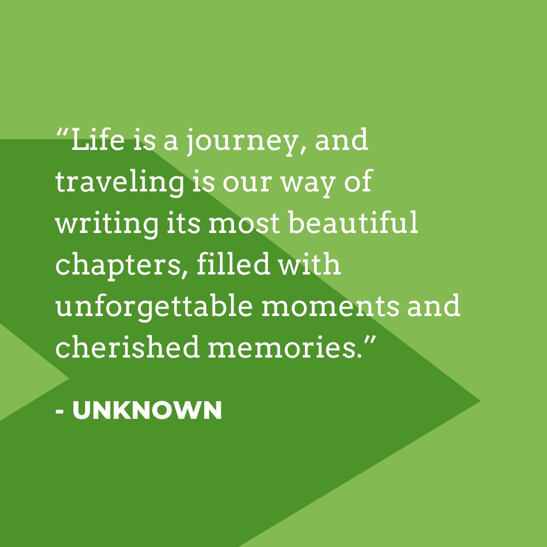 Every trip is a chance to create memories that last a lifetime. Let's embrace the adventure, explore new horizons, and write our stories with every step we take. Here's to the journeys that shape us and the memories that enrich our lives!

#memories #wanderlust #travelquote