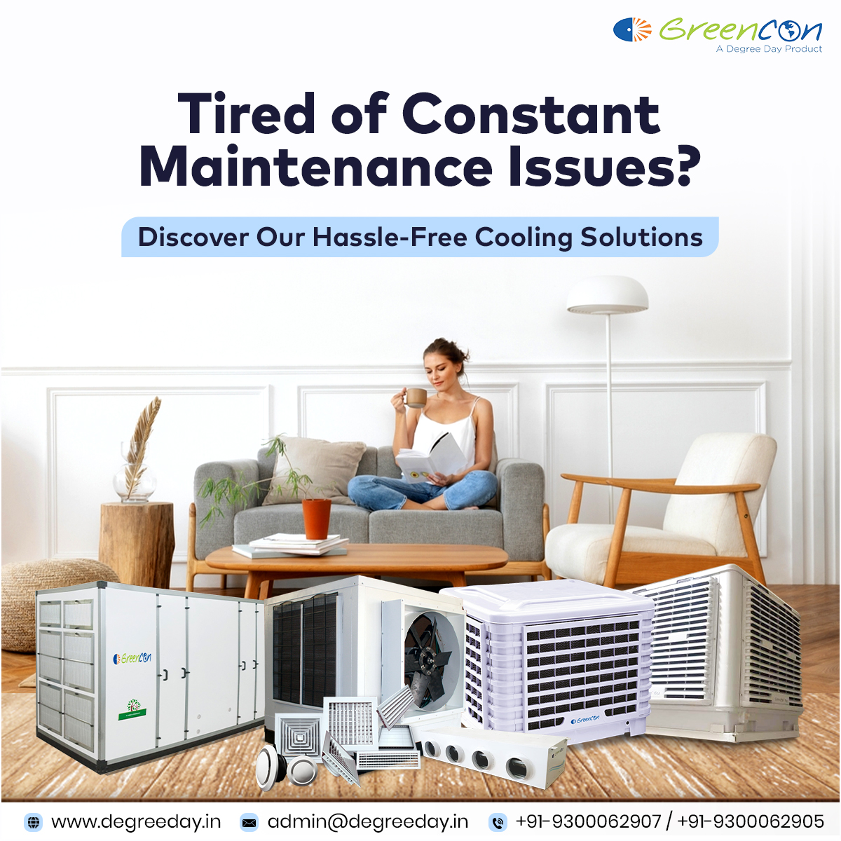 Switch to reliable dust coolers today with Greencon air cooling solutions.
Contact Now for more details.
📷degreeday.in

#greencon #degreeday #hvacdesign #hvaccontrols #heating #ventilation #coolingsolutions #hvactechnician #hvacconsulting