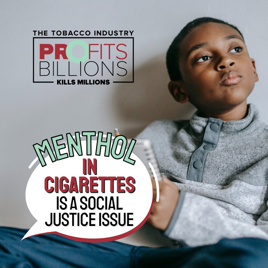 AshOrg's tweet photo. Making tobacco taste like mint is a dangerous trick to attract young people. Every day 2,500 kids under 18 in the U.S. try their first cigarette.
We need to protect our children from being lured into harmful habits by banning menthol. https://t.co/Fci3NAhQmh