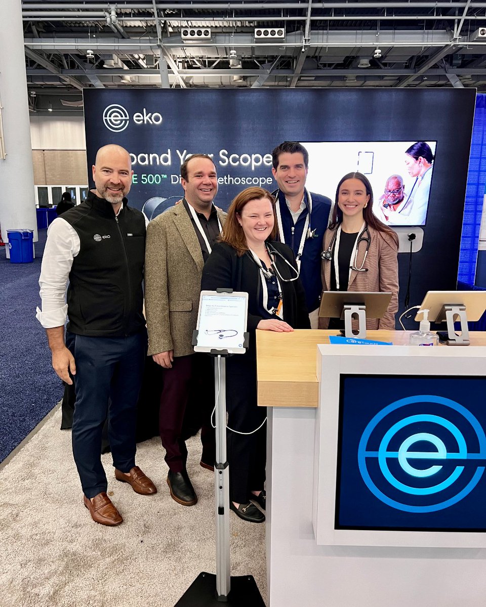 Meet the Eko team at ACP Internal Medicine Meeting at booth 738! #IM2024 Learn how Eko’s software, combined with advanced digital stethoscope technology, can help you detect disease earlier.