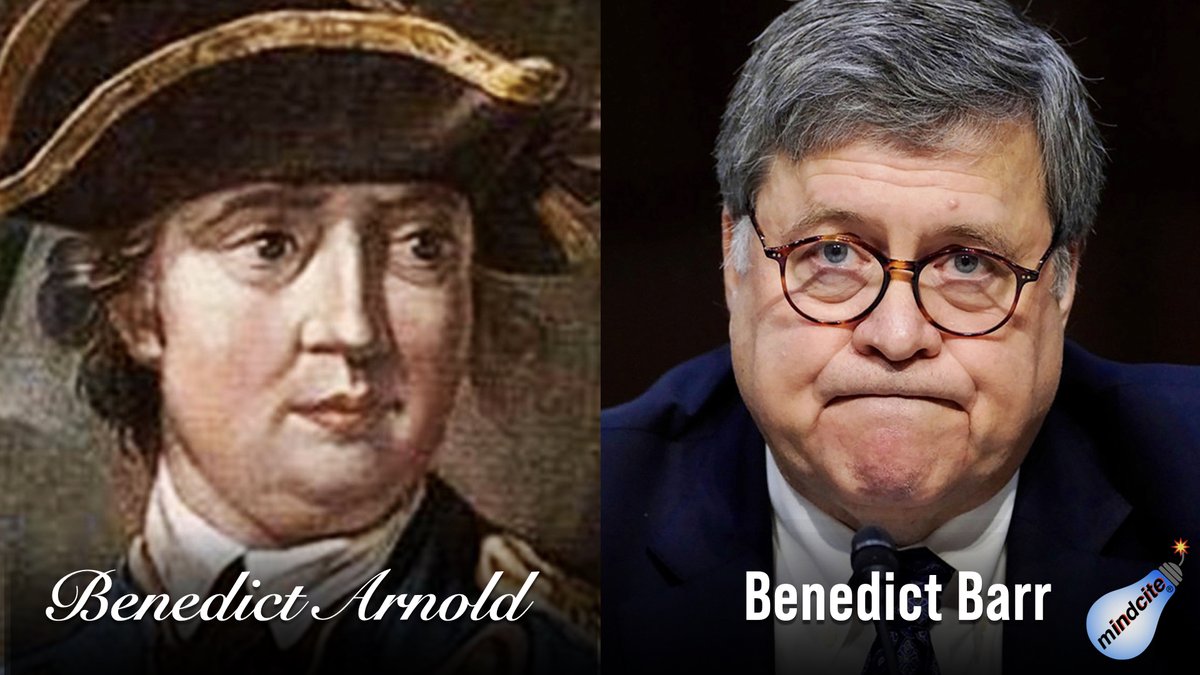 @LqLana Bill Barr makes Benedict Arnold look like a patriot. Vote Blue to PROTECT democracy NOT play Russian Roulette with it! #DemsUnited #ProudBlue