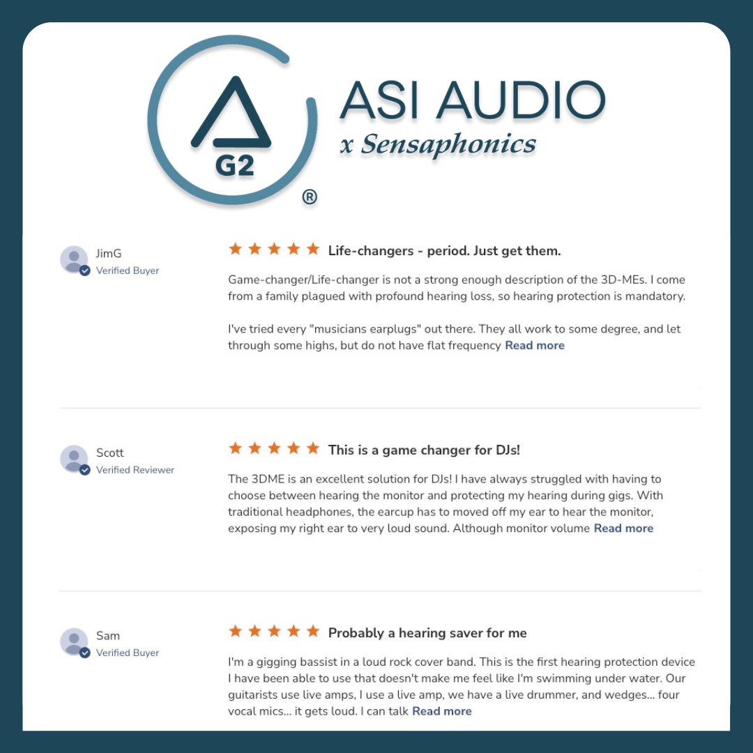 ASI Audio x Sensaphonics tweet media