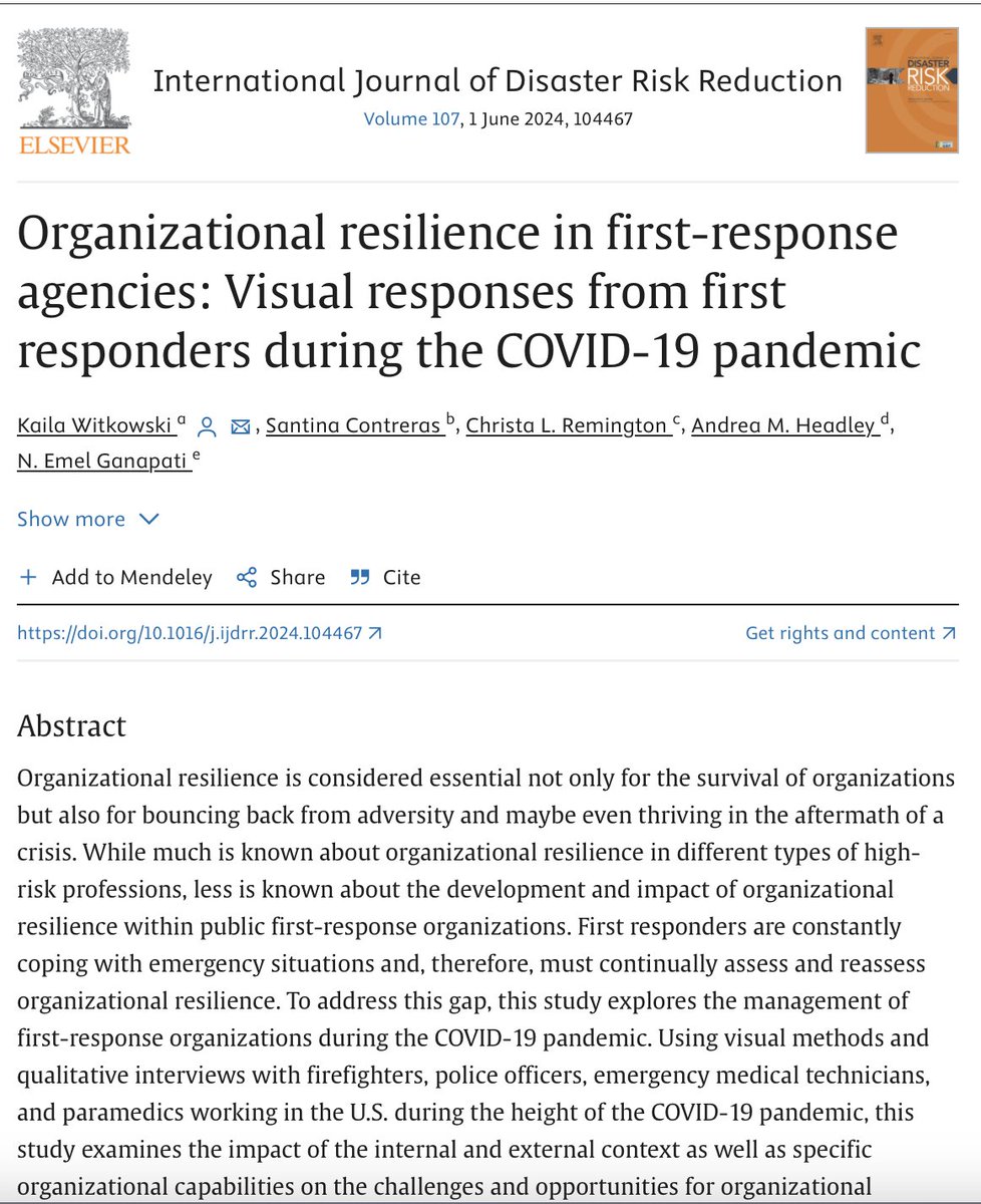 Kaila Witkowski (@kailawitkowski) on Twitter photo Check out our new article in the International Journal of Disaster Risk Reduction using an adapted PhotoVoice method: authors.elsevier.com/a/1ixv37t2zZHC⦠<a href="/SantinaContrer/">Santina Contreras</a> <a href="/AM_Headley/">Andrea M. Headley, PhD</a> Check out our new article in the International Journal of Disaster Risk Reduction using an adapted PhotoVoice method: authors.elsevier.com/a/1ixv37t2zZHC⦠<a href="/SantinaContrer/">Santina Contreras</a> <a href="/AM_Headley/">Andrea M. Headley, PhD</a>