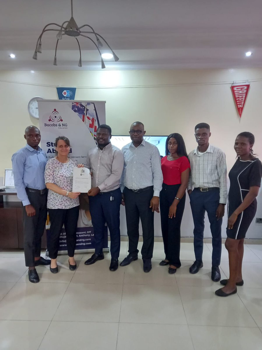 We’ve had a fantastic week in Lagos visiting some of our trusted partners & hand delivering them certificates of representation 👏🇳🇬 The certificate is acknowledgement of the hard work & dedication these partners have in providing the very best advice and guidance to students🇬🇧