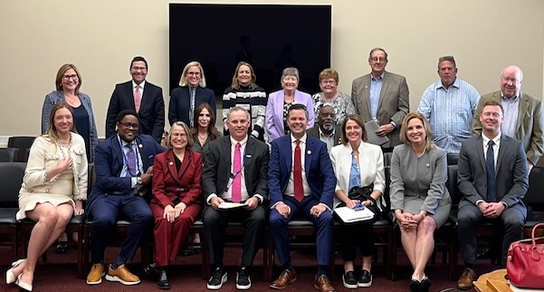 This week, IHA members met with Iowa's congressional delegation to discuss workforce, cybersecurity, Medicare and payer issues affecting Iowa's hospitals and their patients. Thank you, Reps. Feenstra, Hinson, Miller-Meeks and Nunn, for your attention to these critical issues!