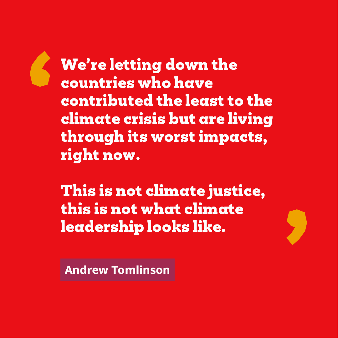 ❗ Just three years after #COP26 in Glasgow, when Scotland showed genuine leadership on global climate justice, it’s a disgrace that the @scotgov has dropped its 2030 emissions targets. Christian Aid's Andrew Tomlinson shares his thoughts: @sccscot #2030targets #ClimateJustice