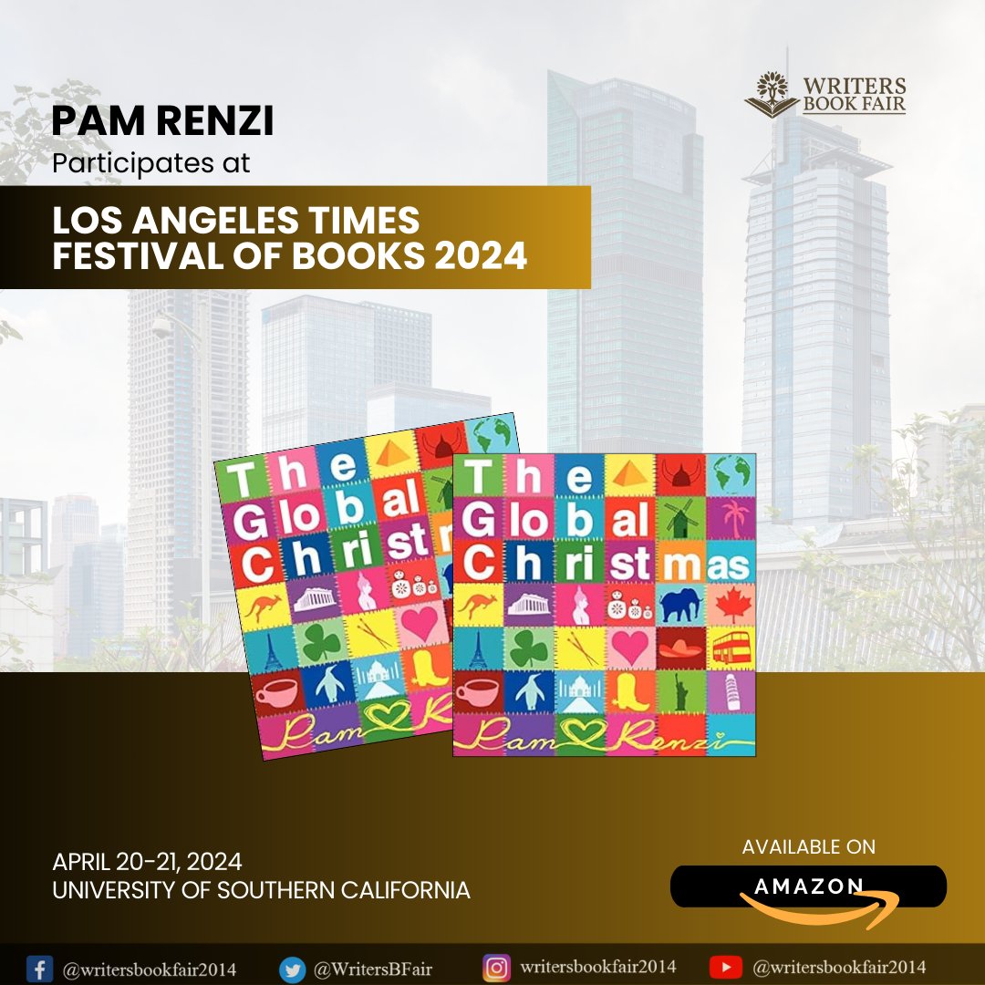 WritersBFair's tweet photo. Discover the magic of 'The Global Christmas' by Pam Renzi, a beautifully illustrated children's story that promotes multiculturalism and spiritual values.

Join us at the LA Times Festival of Books and experience the joy of a global holiday season.

#WBF #Authors #latfob2024 https://t.co/tnJaY0oQLy