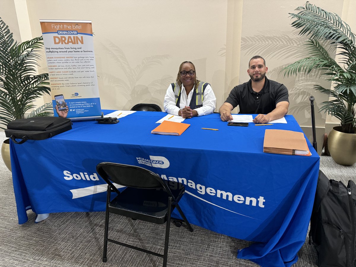 #WereHiring & ready to interview you NOW for Part-Time Waste Attendant 1! Visit our table today at the 305 Second Chance Job & Resource Expo to learn about all our job openings. @mdpls Main Library 101 W Flagler until 2:30.