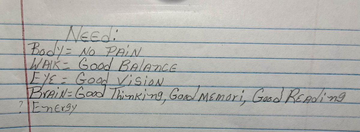 In geriatric primary care, patients often bring a list of topics to discuss. This delightfully daunting list from one of my patients encapsulates the daily expectations - and burdens - of being a PCP.