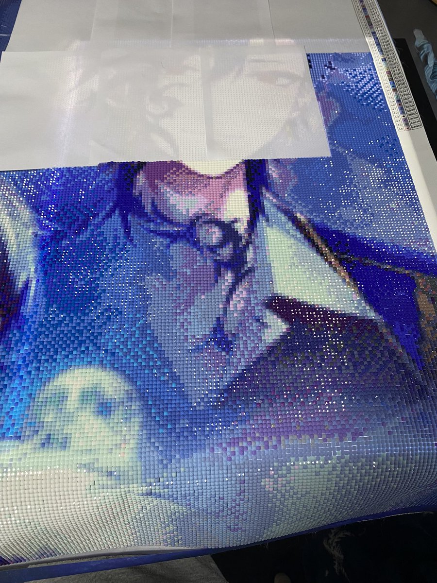 eri9650611's tweet photo. 只今の進捗状況…
1/3位まで出来た〜!!!
早くご尊顔作成に進みたい🥺
最近遅番ばかりで作る時間がなかなか取れない!ジレンマ〜😭
#QUL
#ダイヤモンドアート
#推し活 https://t.co/UiIXhNyt70