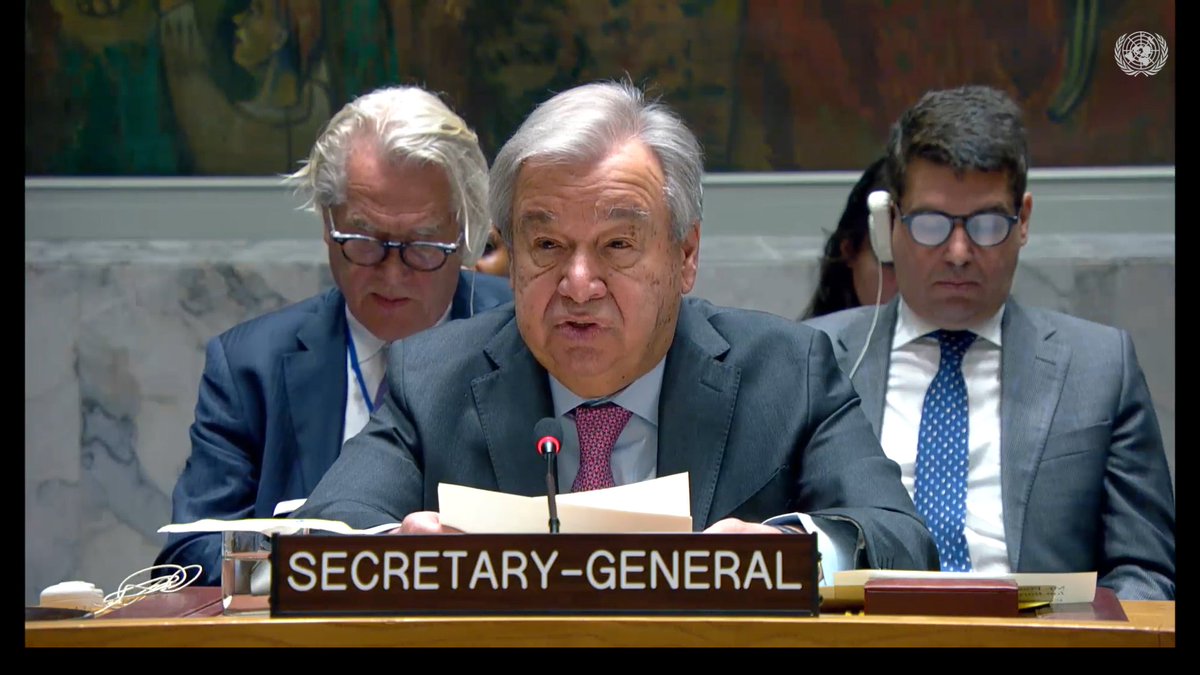 Gaza: 'Humanitarian agencies, led by UNRWA which is the backbone of our operations, must be able to move food and other supplies safely and via all possible routes and crossings, into and throughout every part of Gaza' - UN chief @antonioguterres