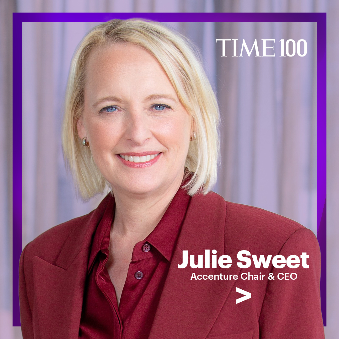 EbervSilva's tweet photo. Congratulations to Julie Sweet, @Accenture Chair and CEO, for being named as one of the @TIME 100 Most Influential People of 2024. #Accenture #TIME100 https://t.co/qYJx0mTVuw https://t.co/cfVgFReuc9