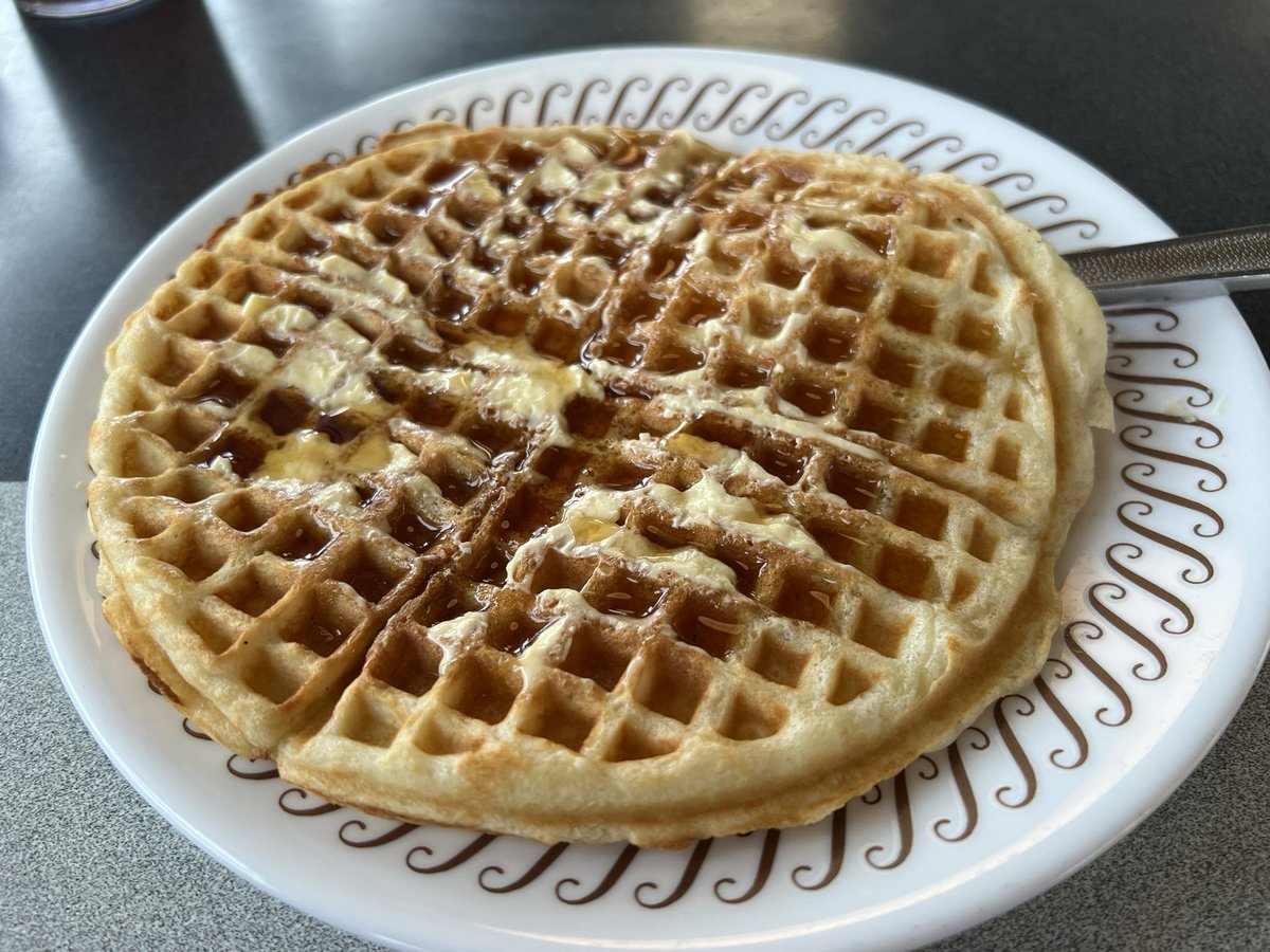 Just had a stellar checkup with my GP, and he said to keep doing what I’m doing. #WaffleHouse #HeartHealthy