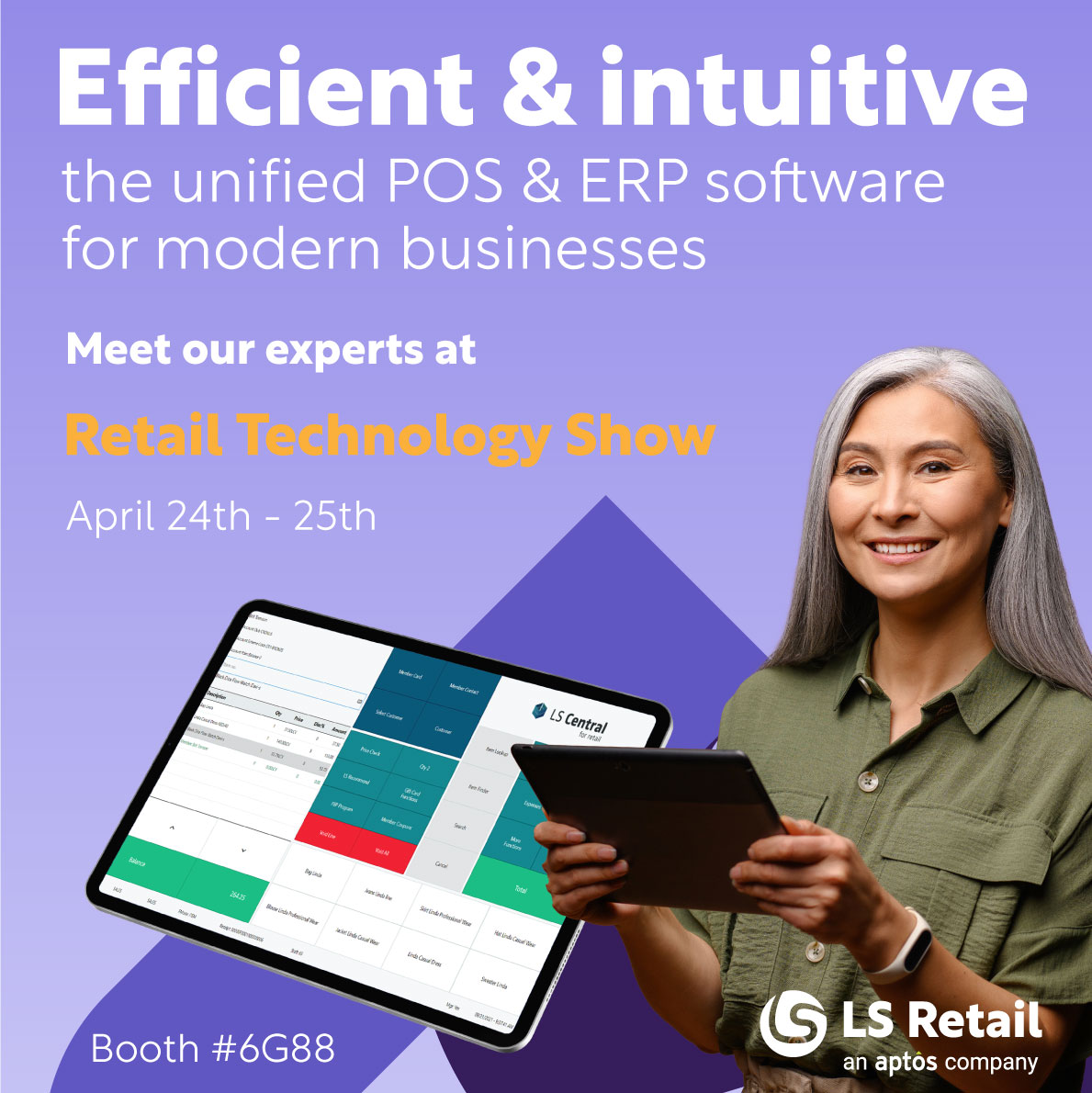 Join us at booth 6G88 during the Retail Technology Show in London on April 24th-25th, 2024! Explore innovative solutions for your stores, customer experience, and operations. Book your meeting today hubs.li/Q02sgFQt0 #LSRetail #RTS2024 #RetailManagement