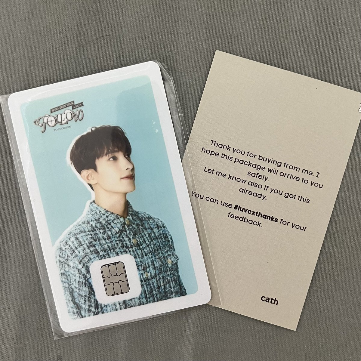 charmnotmain's tweet photo. Just received the namane card I bought from @luv_cxth, thank you so much! 💖

Looking forward to using this on my SK trip this summer ✨

#luvcxthanks https://t.co/4wX2dn9ybs