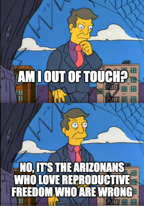 Arizona Republicans watching their sinking poll numbers