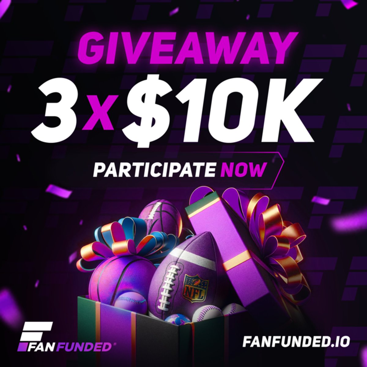 $30,000 Sports Pick Funding Giveaway is Live! 💜

Want to win one of 3 x $10k Blitz Fan Funded Accounts? Here’s how to participate:

1. Follow @fanfundedclub
2. Like and repost
3. Tag 3 sports pickers

We'll pick combined winners from X and Discord in 1 week! 🔥