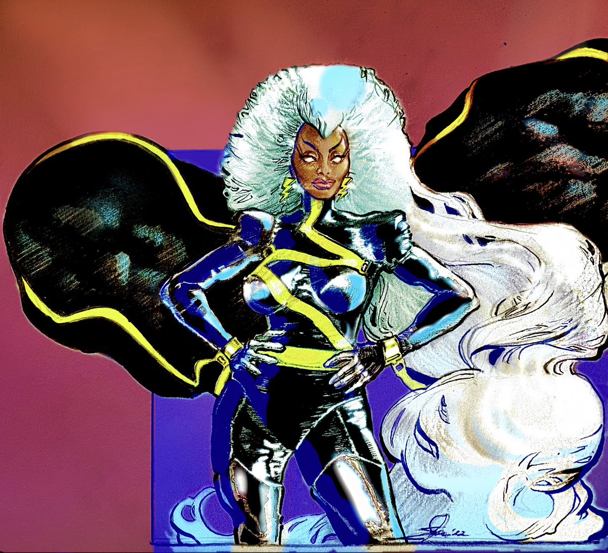 StefanoTruth's tweet photo. ⚡️Stormy Weather @DisneyPlus ⚡️#storm #ororo #XMen97 #xmentas #marvelcomics https://t.co/NgOp3l8gTe