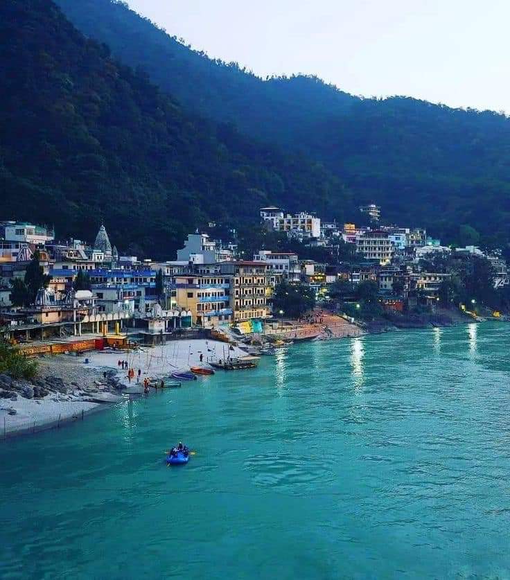 Beautiful Evening View of Ganga, Rishikesh, Uttarakhand ❤️