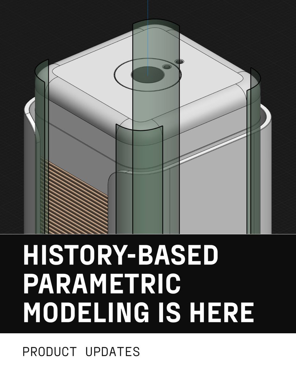 Shapr3D's tweet photo. History-Based Parametric Modeling is now available to all Shapr3D users 🚀

Dive into our quick guide to explore the changes and unlock the power of combining the same direct modeling you know with History-Based Parametric Modeling, for optimal results.

➡️https://t.co/629YjpQCSQ https://t.co/vDw4wqMv0G