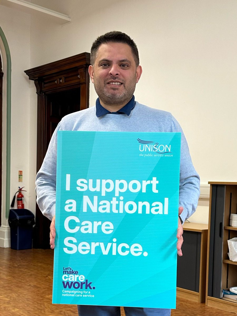 I support the @unisontheunion campaign for a #NationalCareService – #LetsMakeCareWork