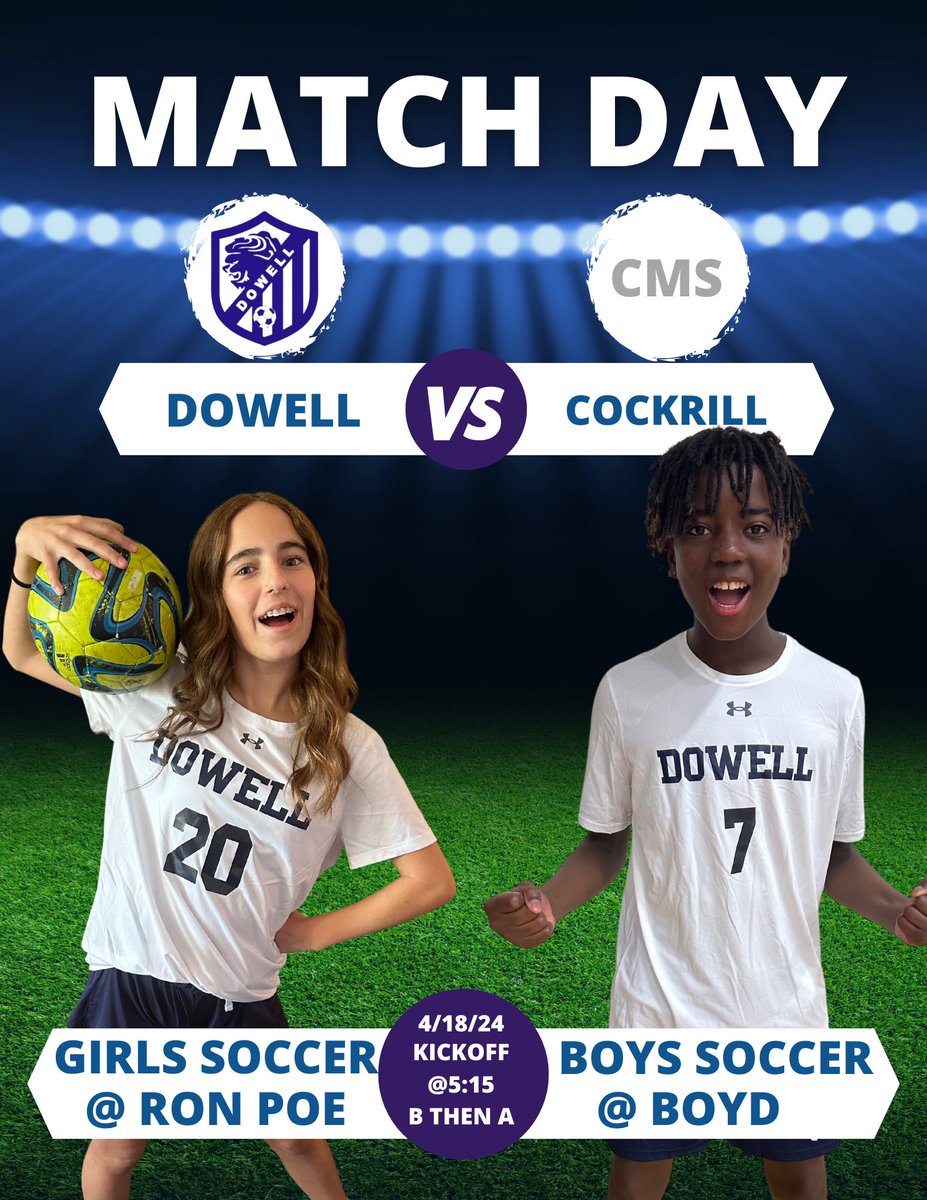 🚨 MATCH DAY 🚨 Come out and support your Lions and Lionettes!