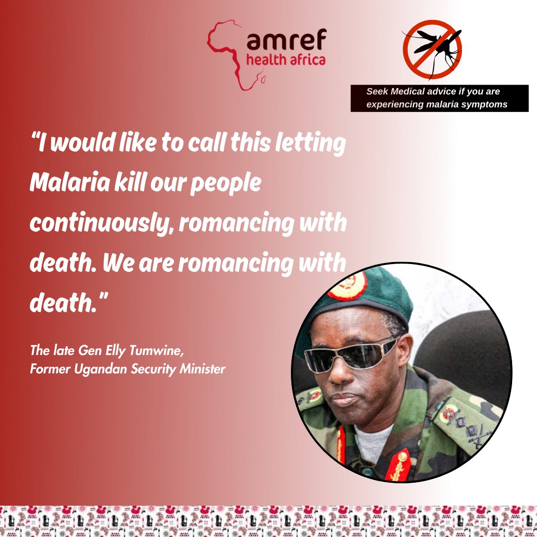 As we amplify awareness about the perils of malaria, we remember the legacy of the late Gen Elly Tumwine. His dedication and unwavering #advocacy for a malaria-free Uganda inspire us all. The onus lies with each of us to unite in this battle because #malaria knows no boundaries.