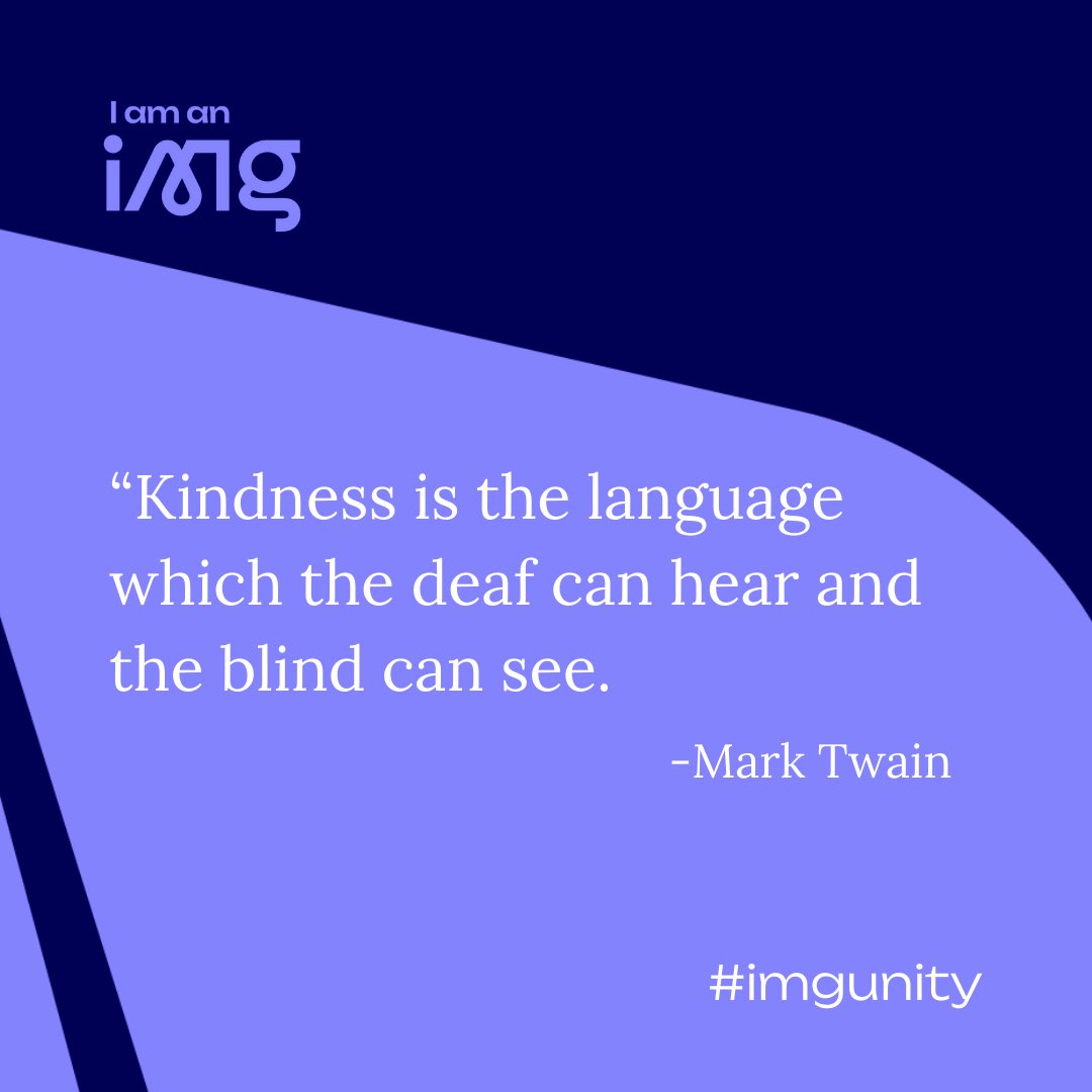 Research demonstrates that kindness spreads contagiously, with recipients often paying it forward to entirely new individuals. You possess the ability to initiate a ripple effect of kindness. #imgunity