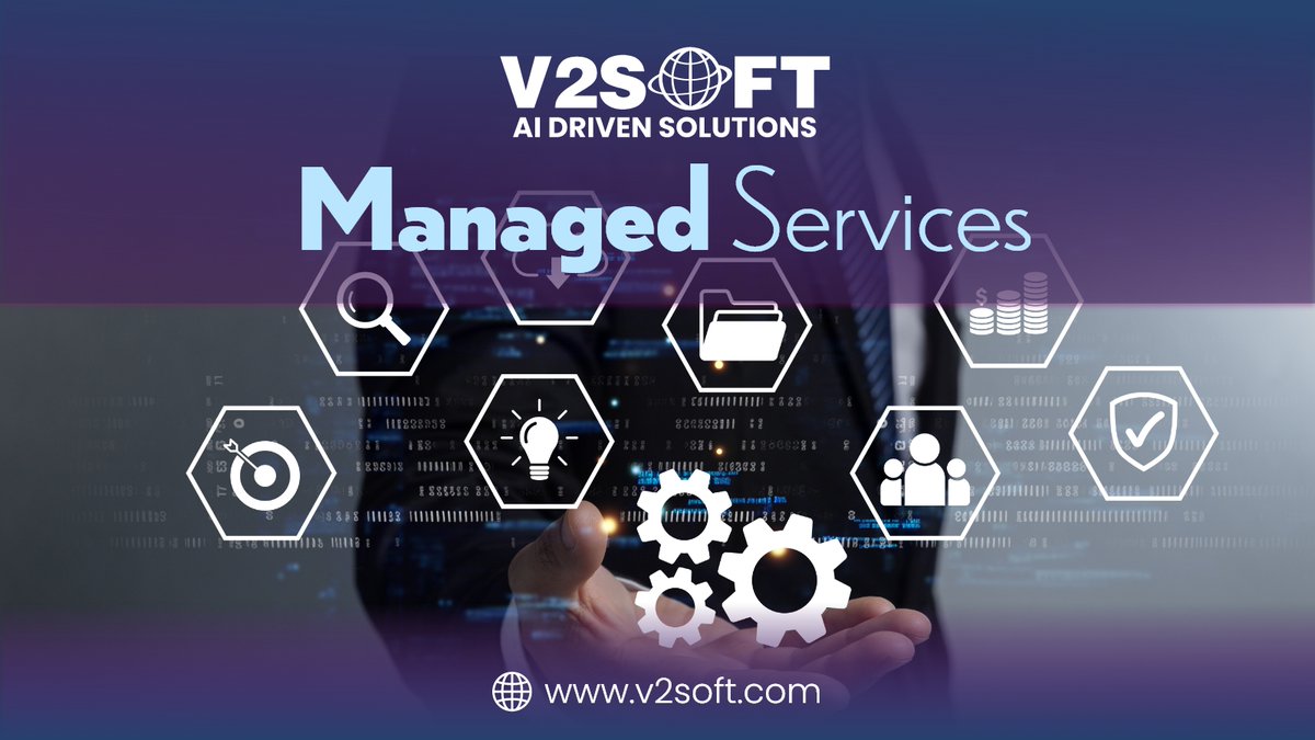 v2soft's tweet photo. Need AI but lack the IT team? V2Soft manages your solution, so you can focus on results. For more info, click on the link https://t.co/VCKvHjg8b4 or mail us at info@v2soft.com.
#ManagedServices #managedservicesprovider #managedservicessolution #managedservicesproviders #v2soft https://t.co/zR3qAvY3tH