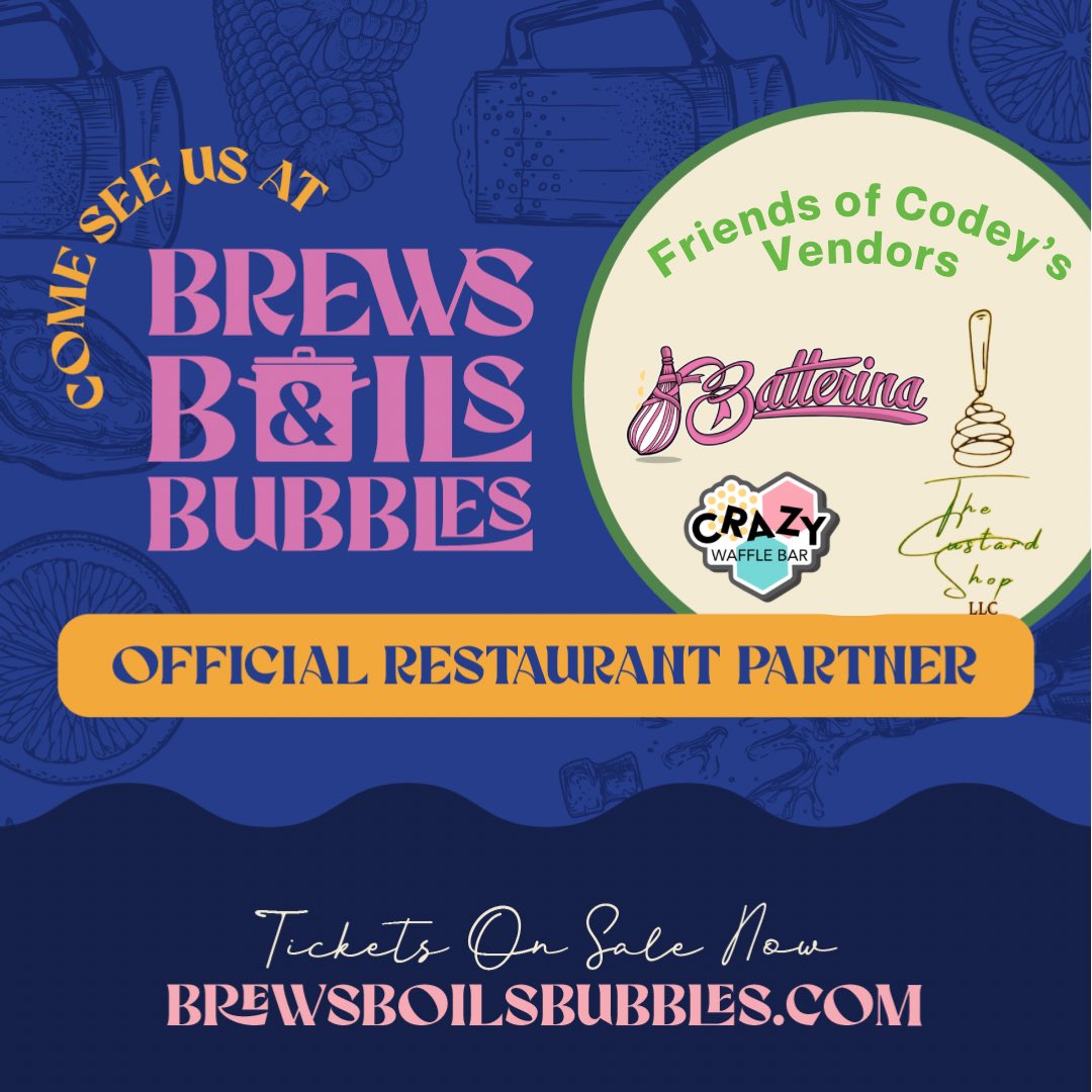 CrazyWaffleBar's tweet photo. Missed us at French Quarter Fest? Catch us at Brews, Boils and Bubbles! https://t.co/6fpHahDNEK