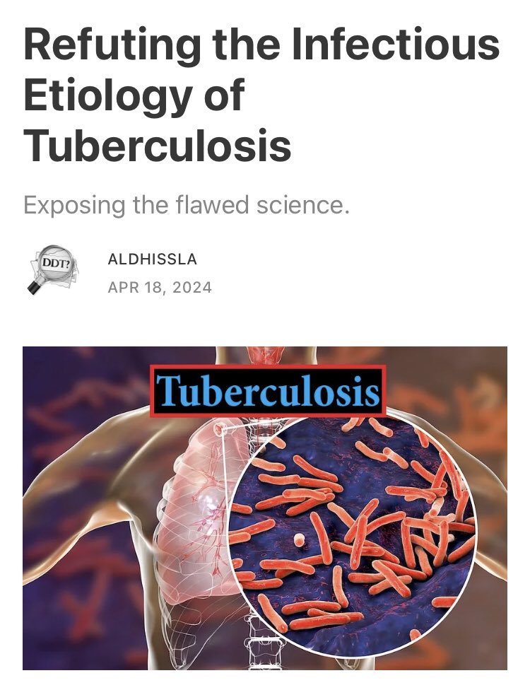 Refuting the Infectious Etiology of Tuberculosis.